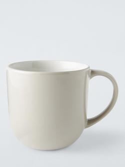 John Lewis Two Tone Stoneware Mugs, Set of 4, 340ml - view 2, Grey