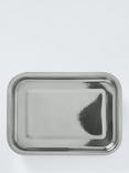 John Lewis Stainless Steel Roasting Tray, 25cm