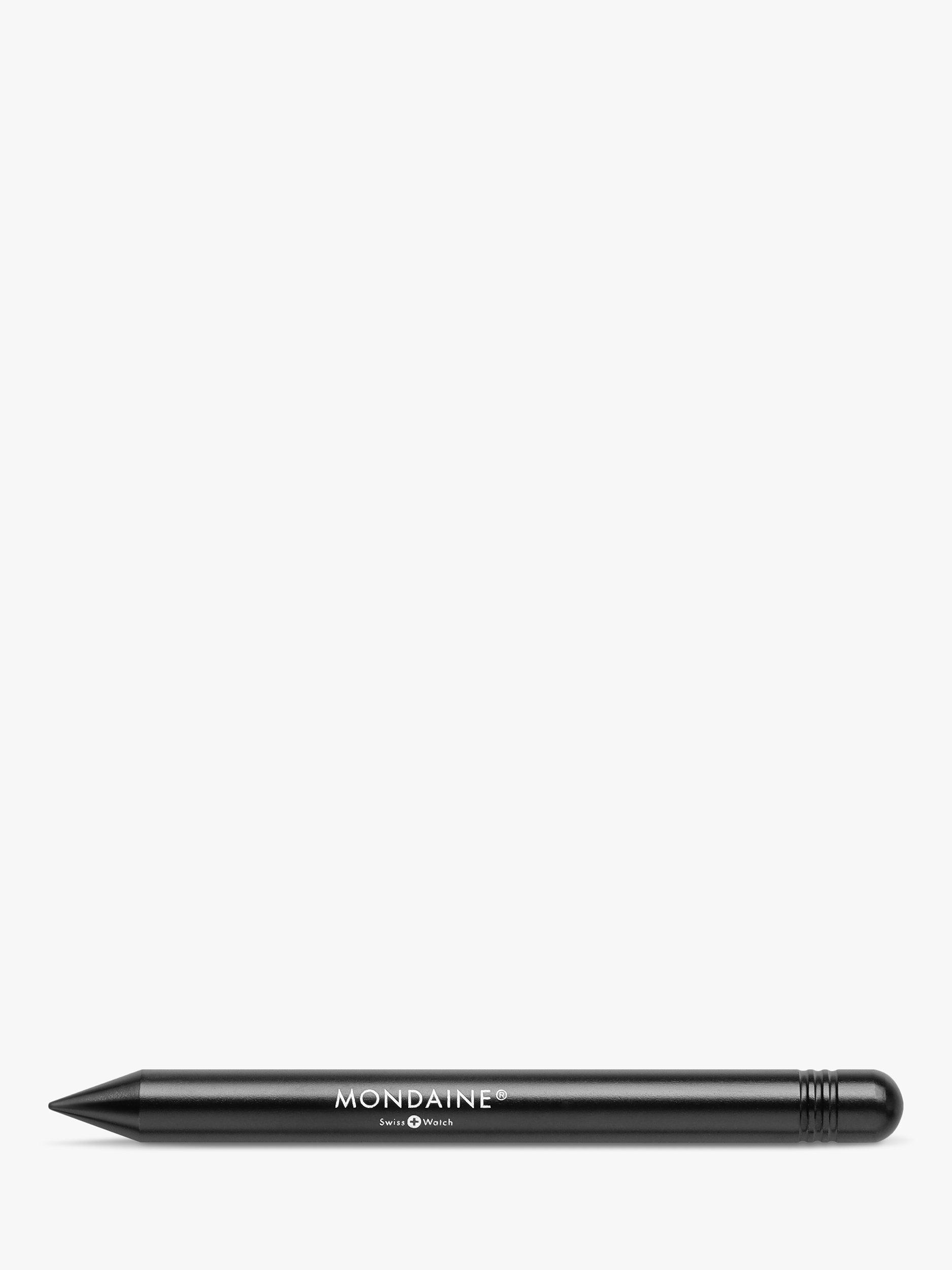 Product image 8 of 11, which shows Mondaine MST.4101B.LBV.2SE Men's Stop2Go Vegan Leather Strap Watch, Black