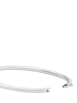 kate spade new york Knot Hinge Bangle, Silver/Gold - view 2, Silver Gold