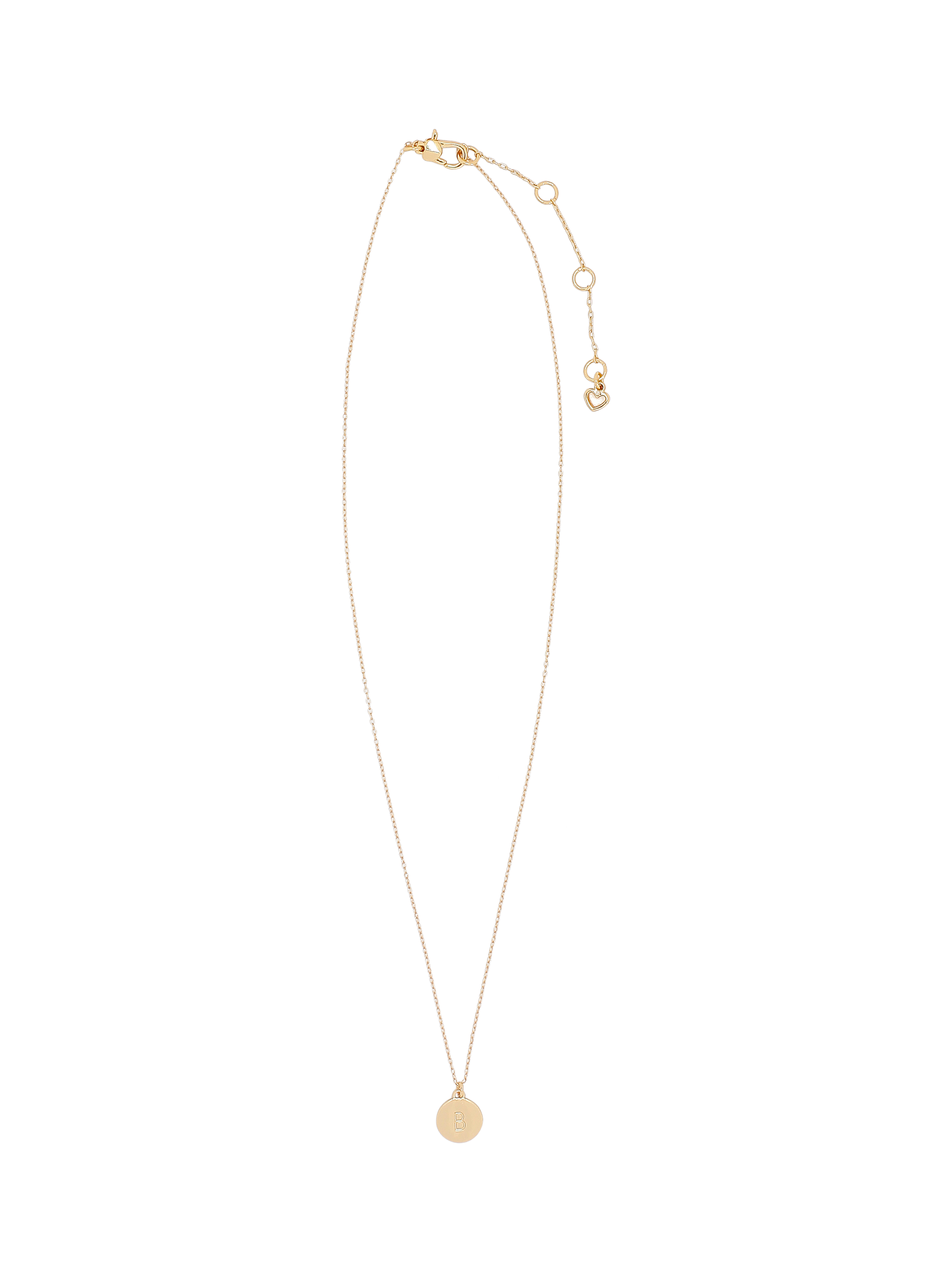 Product image 2 of 2, which shows kate spade new york Initial Mini Pendant, Gold, B