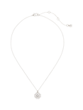 kate spade new york Bloom Cubic Zirconia Pendant Necklace, Clear/Silver