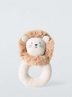 John Lewis Lion Ring Rattle, Multi
