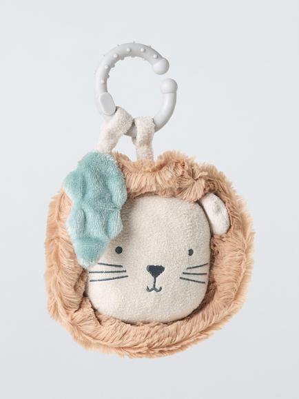 John Lewis Lion Mirror Pram Toy, Multi