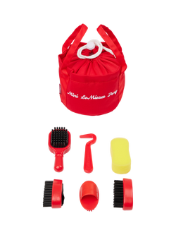 LeMieux Pony Grooming Kit, Red - view 2, Multi