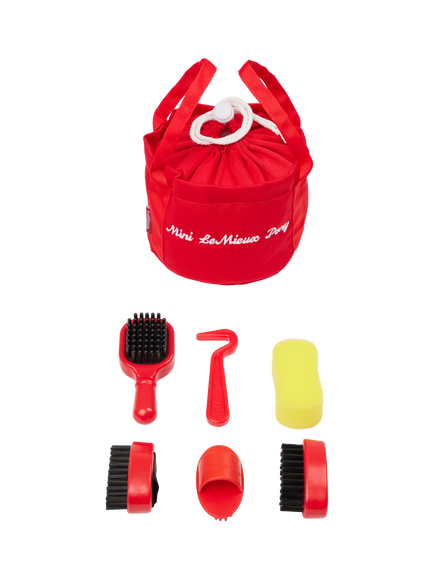LeMieux Pony Grooming Kit, Red - view 2, Multi