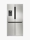 Bosch Series 6 KFI96APEAG Integrated Non-Plumbed American Fridge Freezer, Stainless Steel