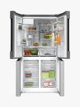 Bosch Series 6 KFI96APEAG Integrated Non-Plumbed American Fridge Freezer, Stainless Steel