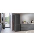Siemens iQ500 KG39NEXBF Freestanding 70/30 Fridge Freezer, Black Steel