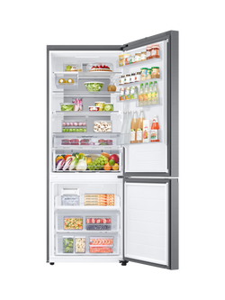 Samsung Series 8 RB53DG703CS9EU Freestanding 60/40 Smart Fridge Freezer with SpaceMax™, Silver - view 2, Silver