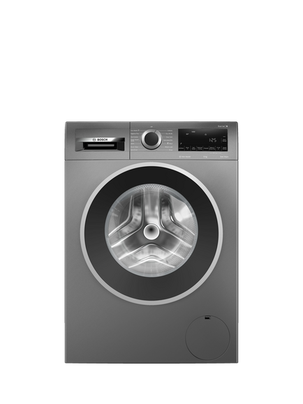 Bosch Series 6 Freestanding Washing Machine, 9kg Load, 1400rpm Spin, WGG24400GB, WGG244ZCGB, Graphite