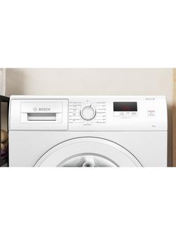 Bosch Series 2 WGE03408GB Freestanding Washing Machine, 8kg Load, 1400rpm Spin, White - view 2, White