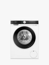 Siemens iQ500 WN54G1A1GB i-DOS Freestanding Washer Dryer, 10.5/6kg Load, 1400rpm Spin, White