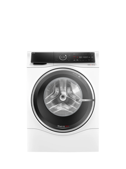 Bosch Series 8 i-DOS Freestanding Washer Dryer 10.5kg/6kg Load, 1400rpm Spin, WNC25410GB, WNC254ARGB, White