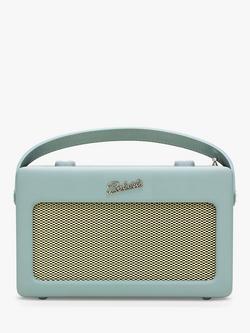 Roberts Revival Icon DAB+/FM/Internet Bluetooth Digital Radio Smart Speaker with Alexa Voice Control, Duck Egg