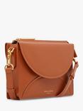 Jasper Conran London Darcey Leather Double Flap Cross Body Bag