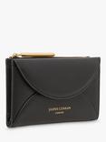 Jasper Conran London Darcey Medium Leather Purse, Black