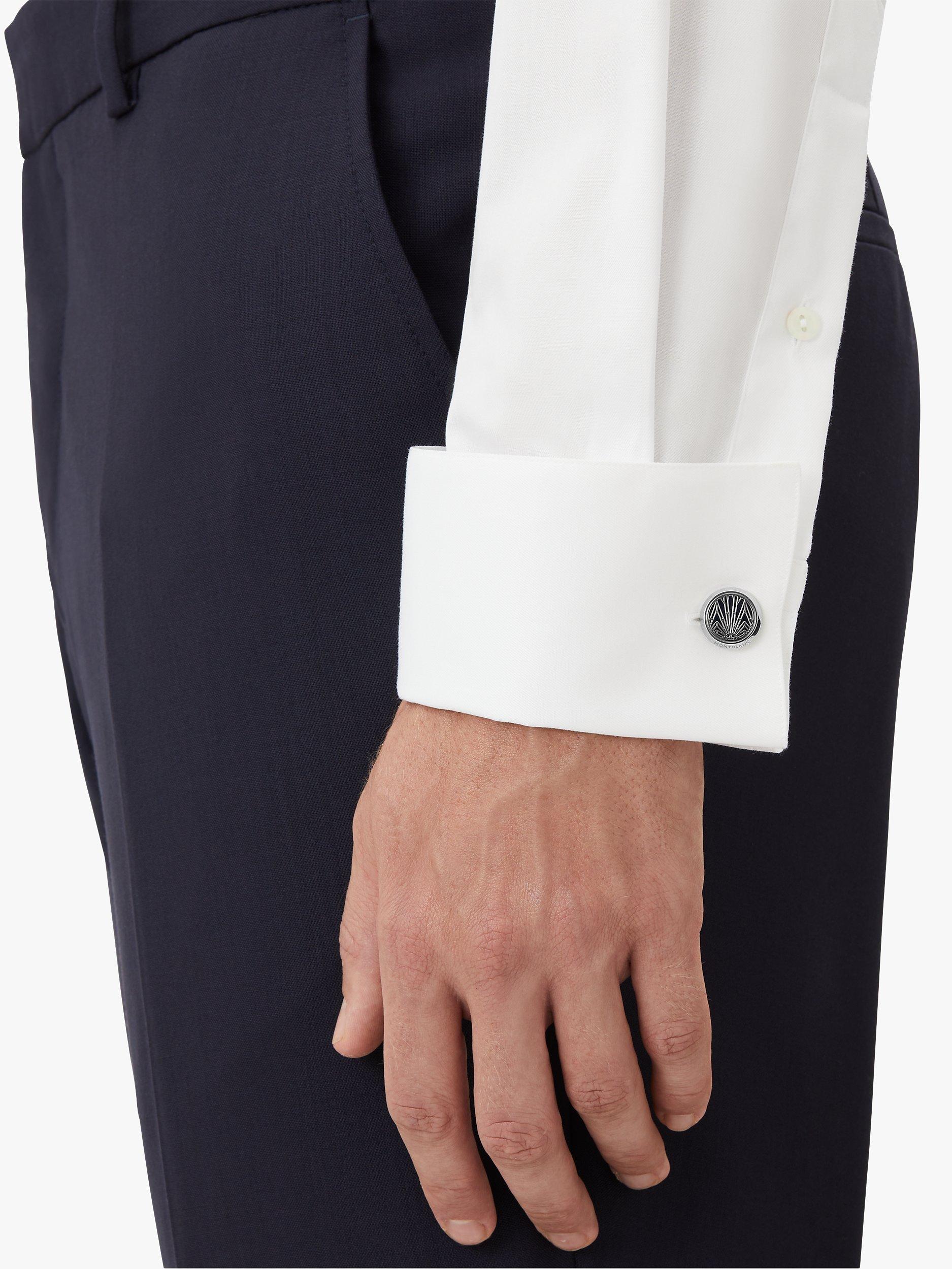 Montblanc Meisterstück Origin Collection Cufflinks, Blue Mid