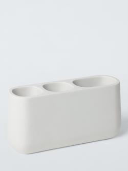 John Lewis Drift Toothbrush Holder, White