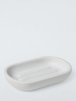 John Lewis Drift Soap Dish, White