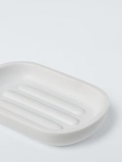 John Lewis Drift Soap Dish - view 2, White