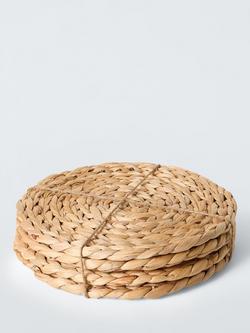 John Lewis Water Hyacinth Placemats, Set of 4, Natural - view 2, Natural