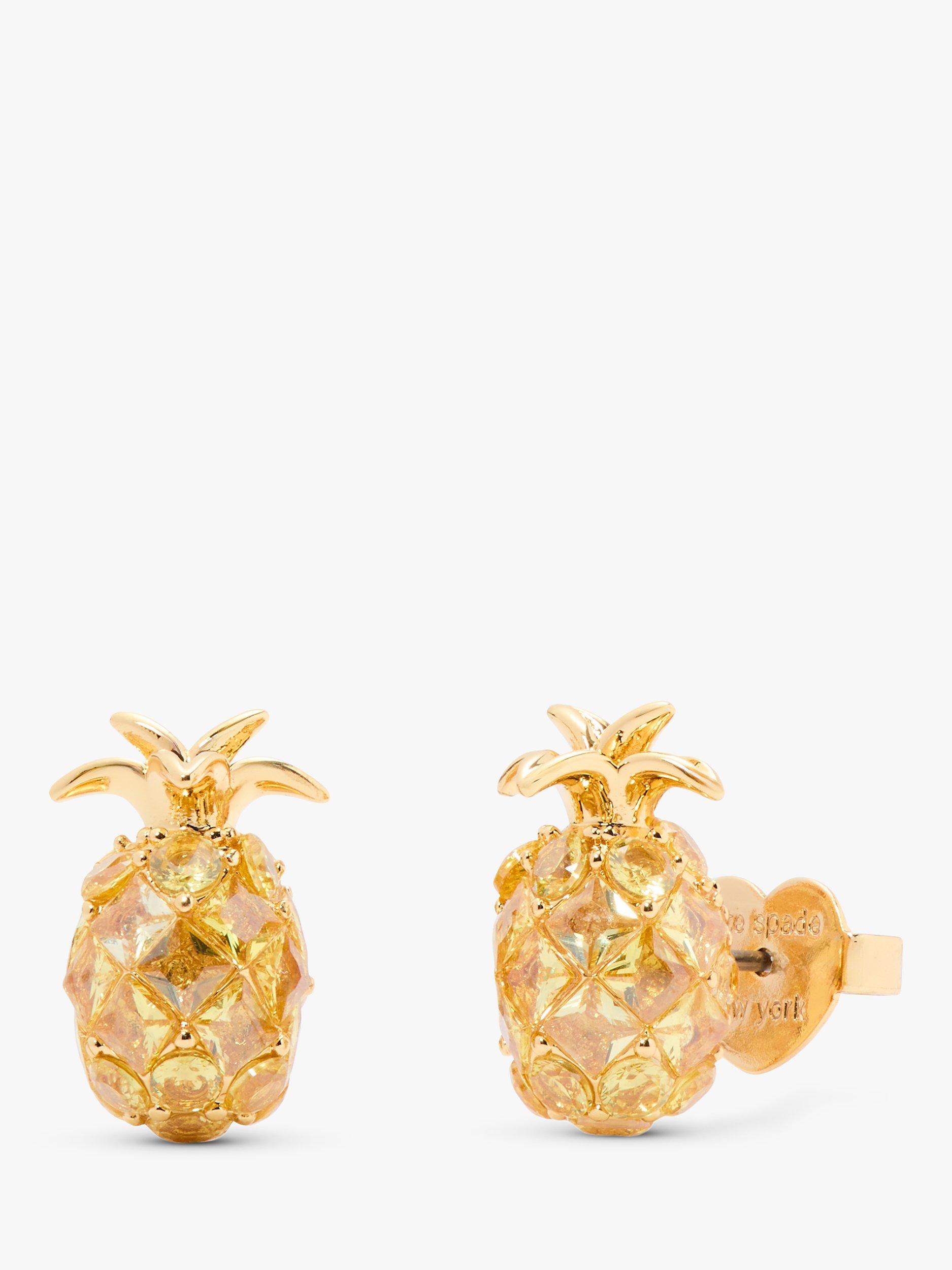 Pineapple earrings kate spade clearance