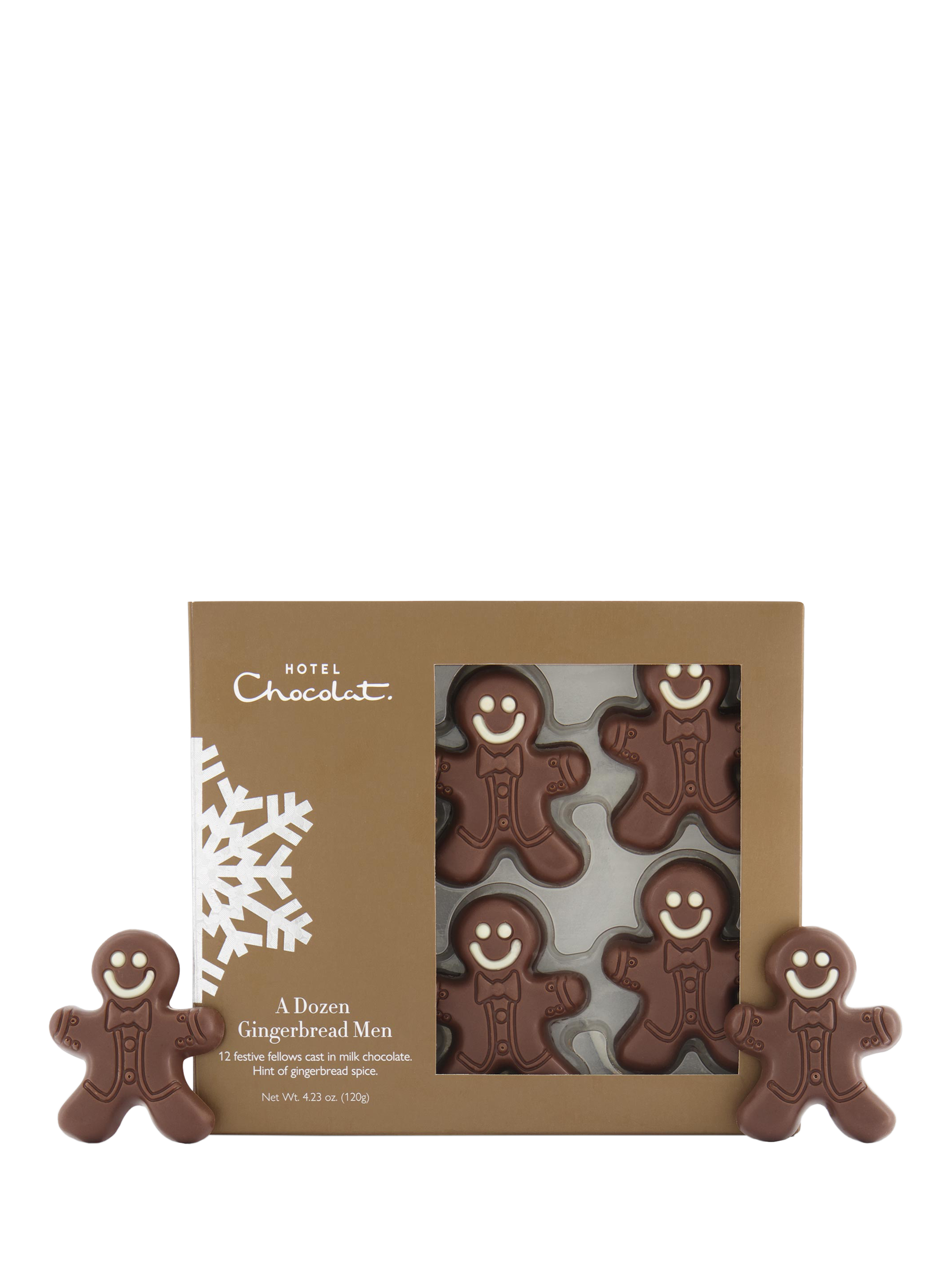 Hotel Chocolat A Dozen Gingerbread Men, 120g