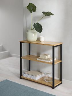 John Lewis Bamboo Low Shelving Unit, Natural - view 2, 