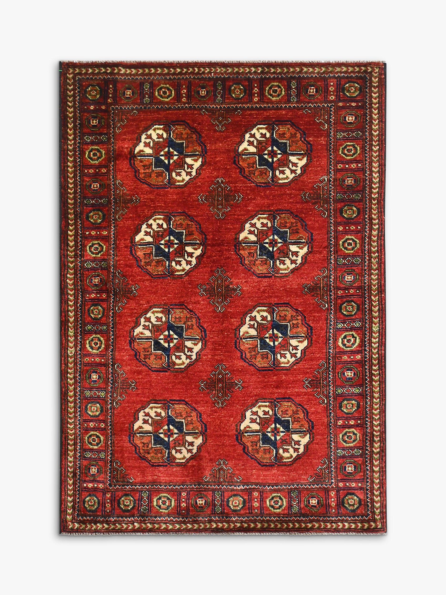 Gooch Oriental Ersari Rug, L153 x W102 cm, Red