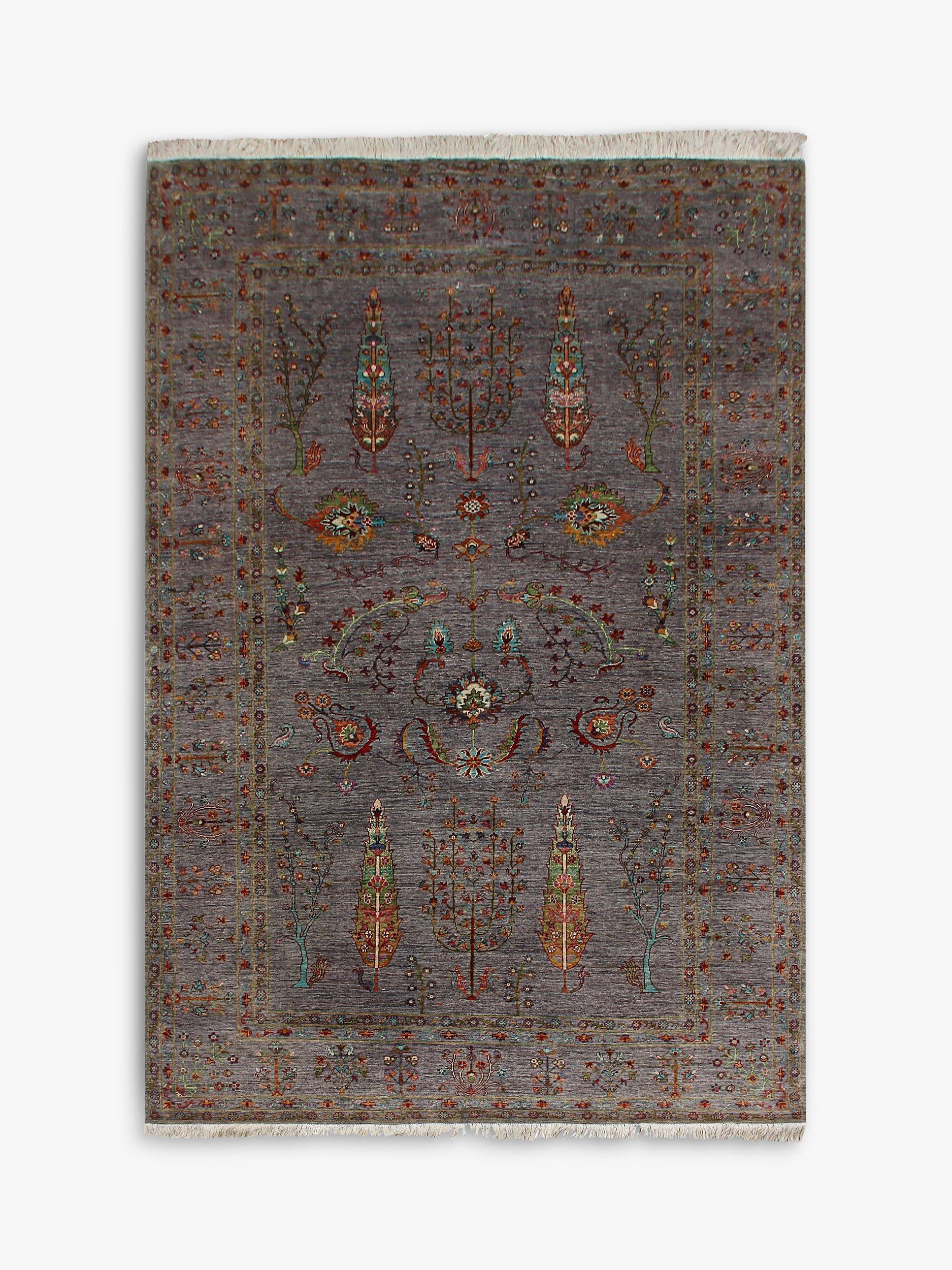 Gooch Oriental Pictorial Rug, L305 x W204 cm, Grey