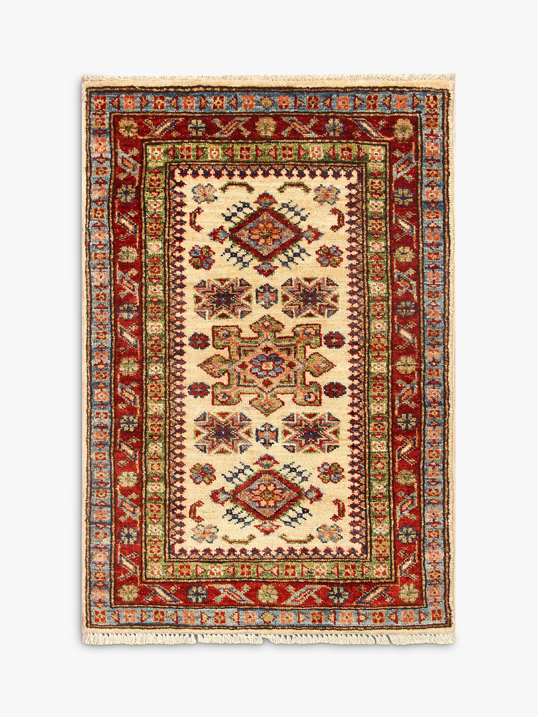 Gooch Oriental Supreme Kazak Rug, L90 x W60 cm, Ivory