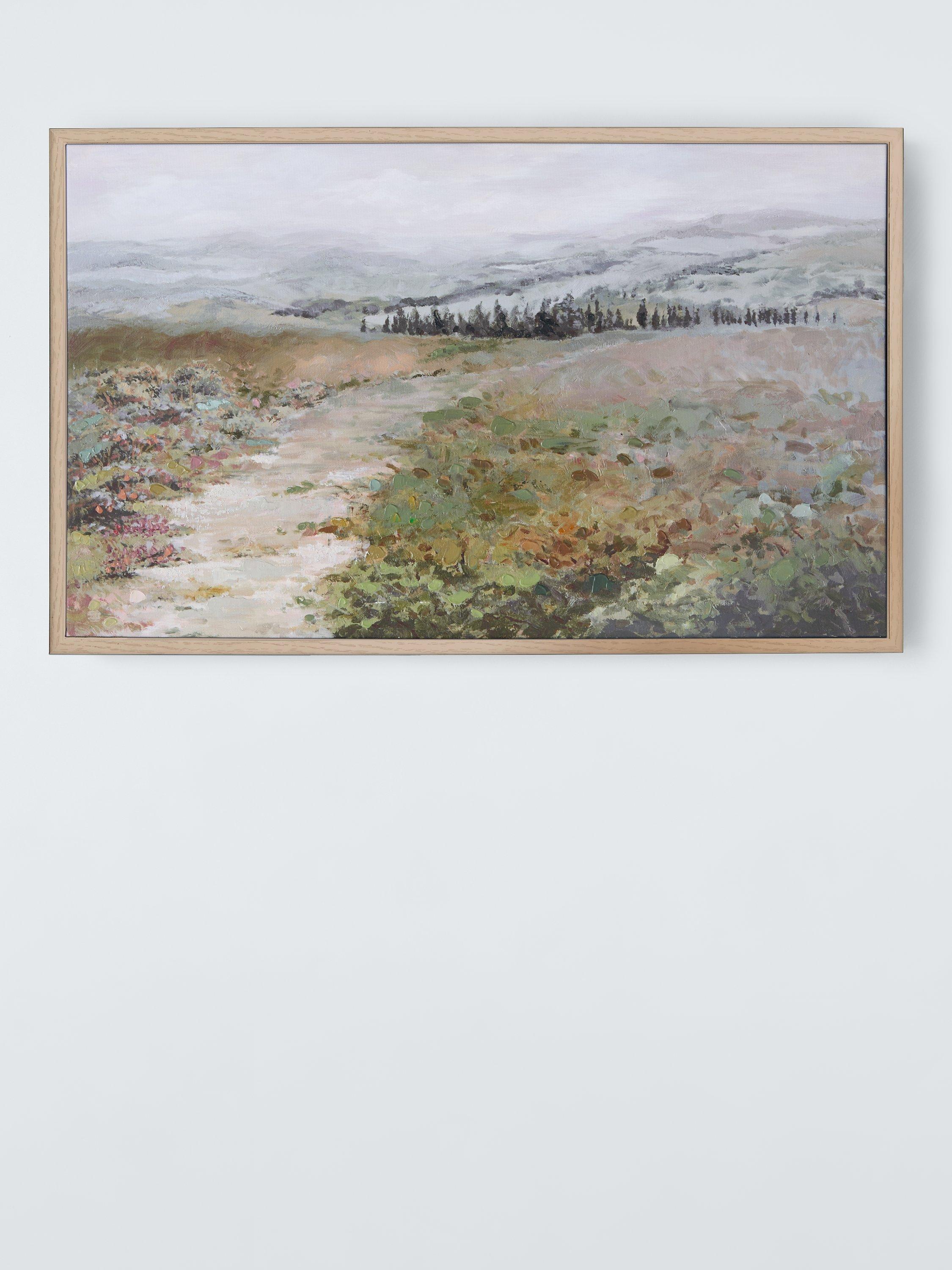 John Lewis 'Distant Landscape' Framed Canvas Print, 31.8 x 51.8cm, Multi