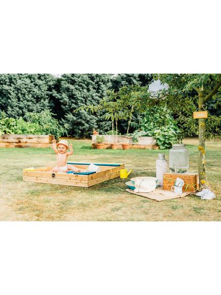 Plum Store It Wooden Sand Pit, Multi