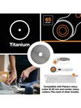 Fiskars Straight Titanium Rotary Blade, 45mm