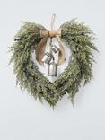 John Lewis Dawn & Dusk Heart Shaped Wreath, 55cm