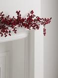 John Lewis Red Berry Garland, L120cm