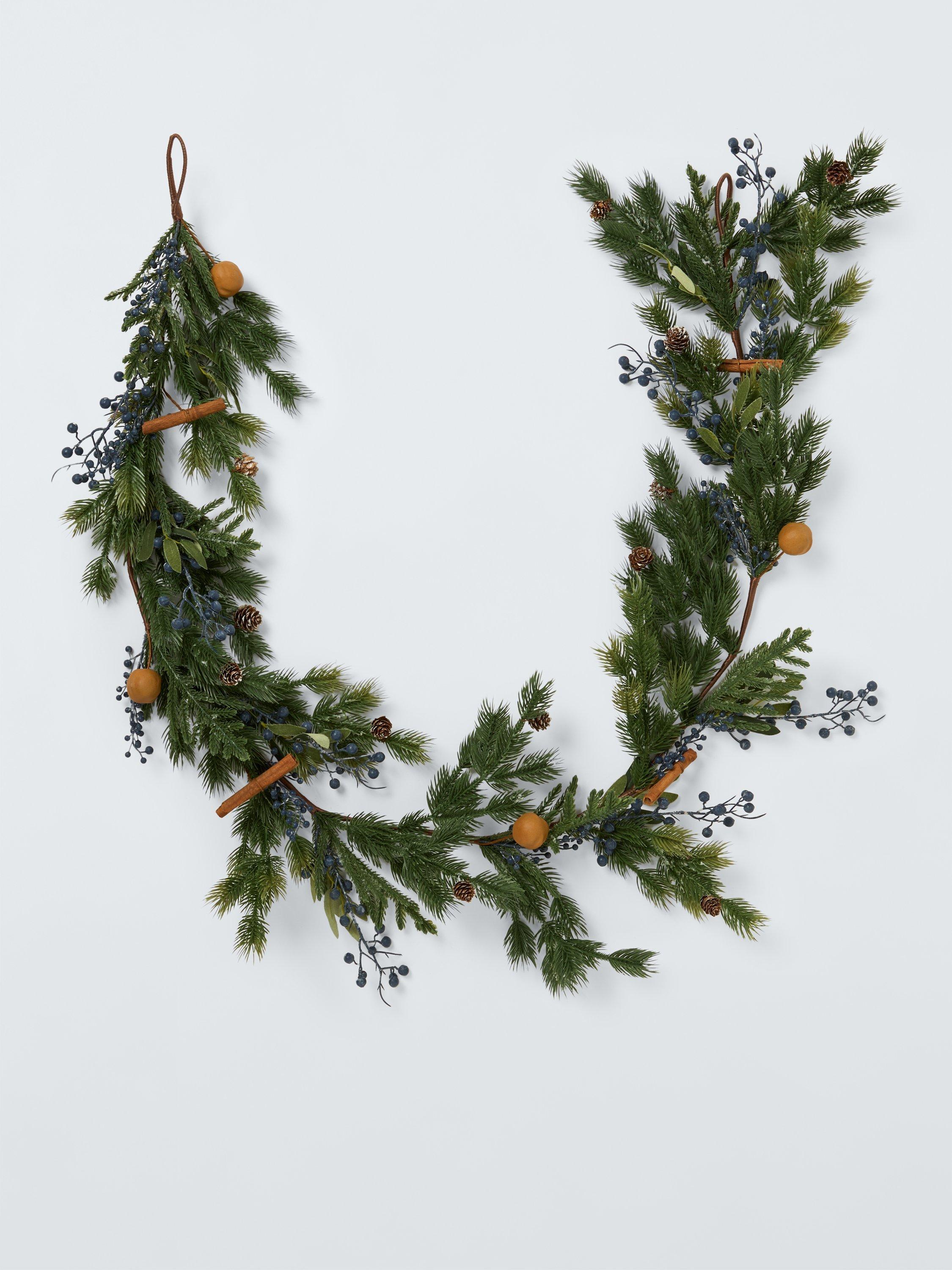 John Lewis Blueberry & Cinnamon Garland, L183cm