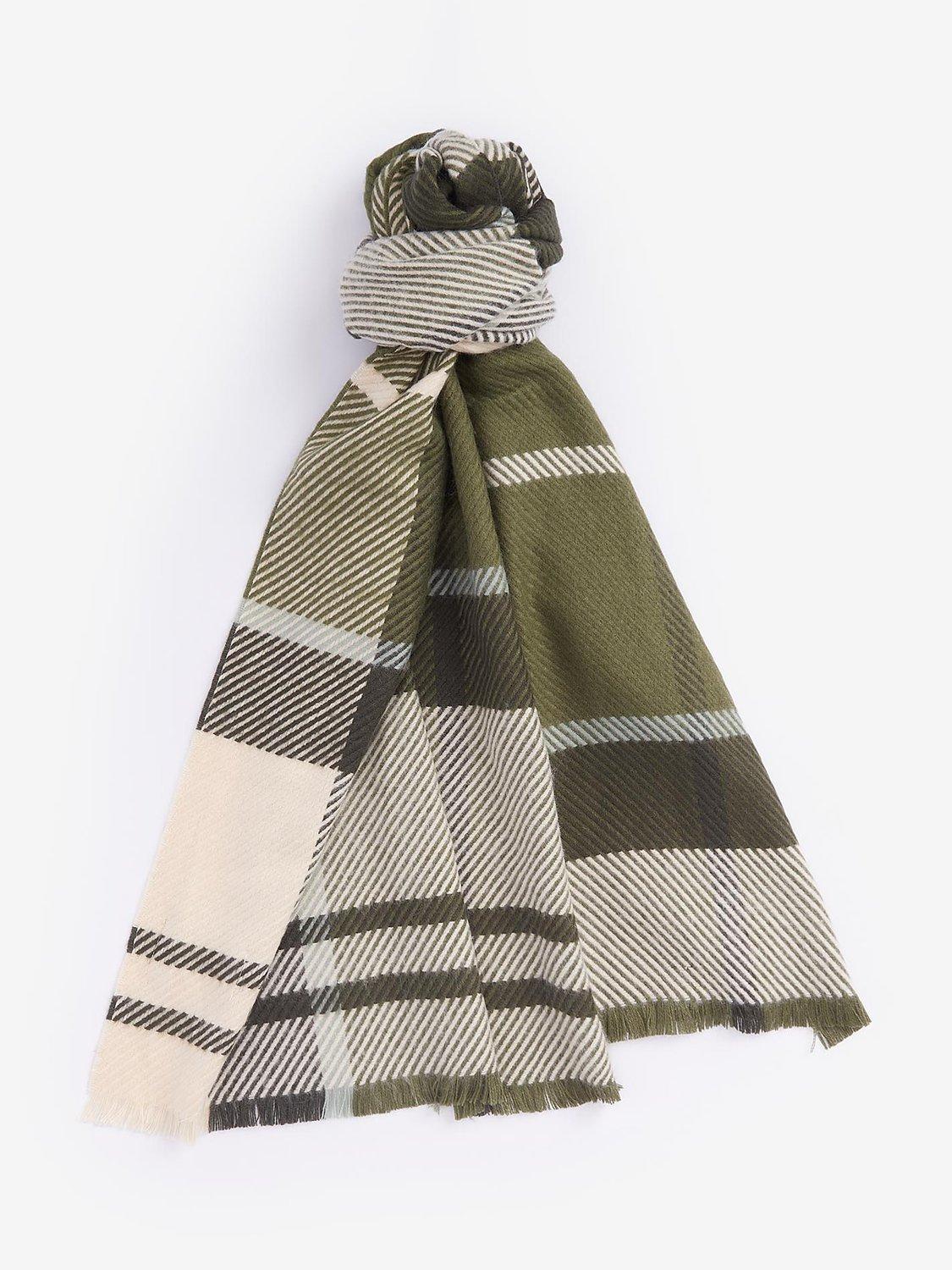 Burberry water store ripple small plaid velvet scarf