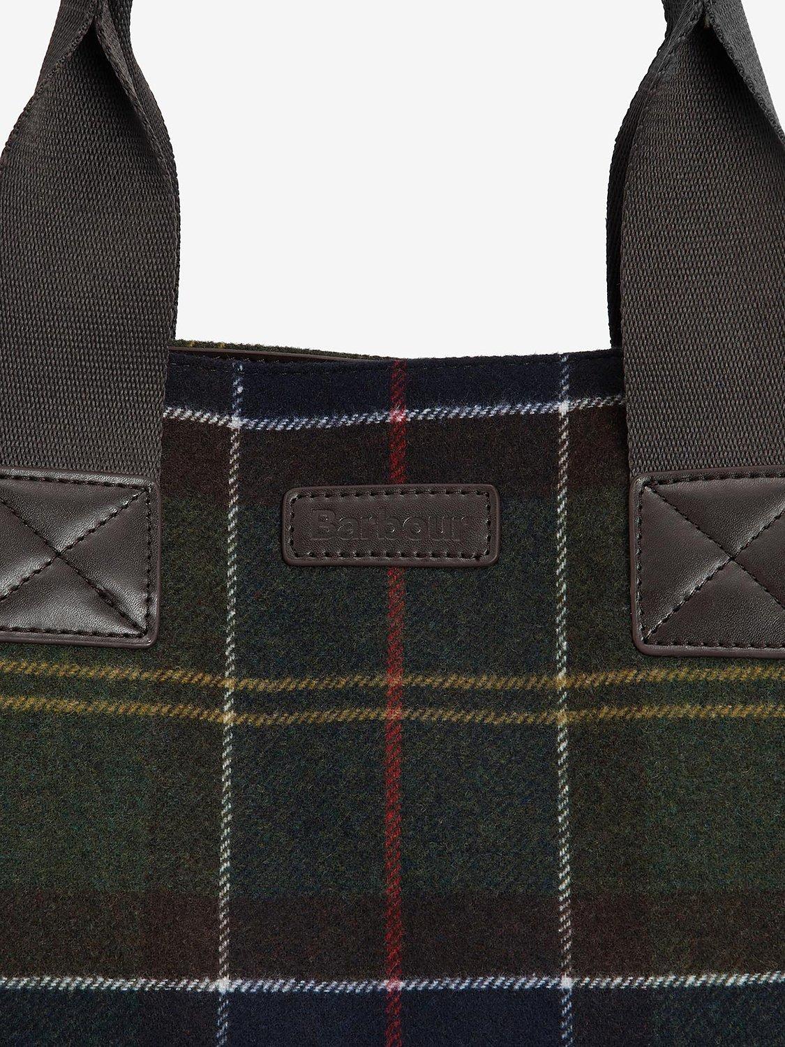 Barbour tartan tote bag hotsell