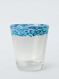 John Lewis Confetti Rim Glass Tumbler, 240ml