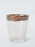 John Lewis Confetti Rim Glass Tumbler, 240ml