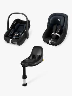 Maxi Cosi Pebble S and Pearl S Car Seats with FamilyFix S Car Seat Base Modular