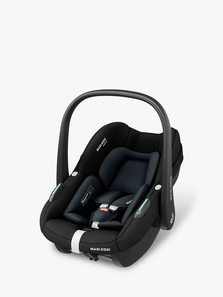 Maxi-Cosi Pebble S and Pearl S Car Seats with FamilyFix S Car Seat Base Modular Bundle, Tonal Black - view 2, Tonal Black