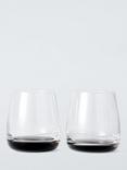 John Lewis Black Ombre Stemless Wine Glass, Set of 2, 280ml