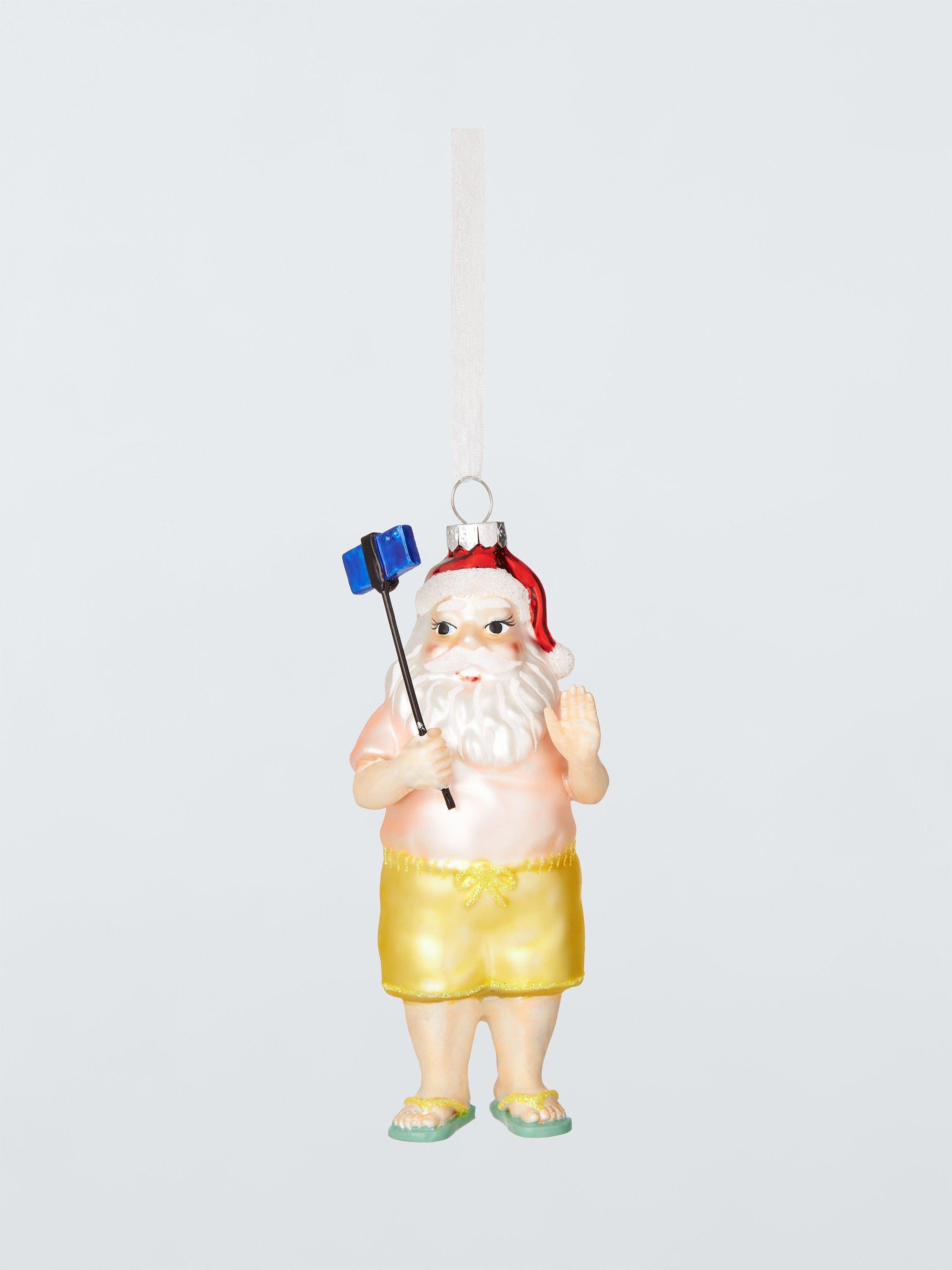 John Lewis Sugar & Spice Selfie Santa  Bauble