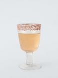 John Lewis Confetti Rim Wine Glass, 200ml, Red/Pink