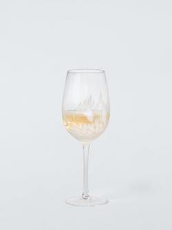 John Lewis Confetti Wine Glass, 440ml, White - view 2, 