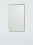 John Lewis Dalston Aluminium Rectangular Wall Mirror, 100 x 60cm