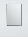 John Lewis Rye Metal Frame Rectangular Wall Mirror, 90 x 60cm